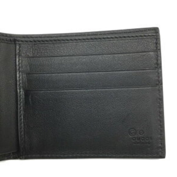 Gucci Bi fold Wallet Guccissima GG Leather Black - Picture 9 of 9